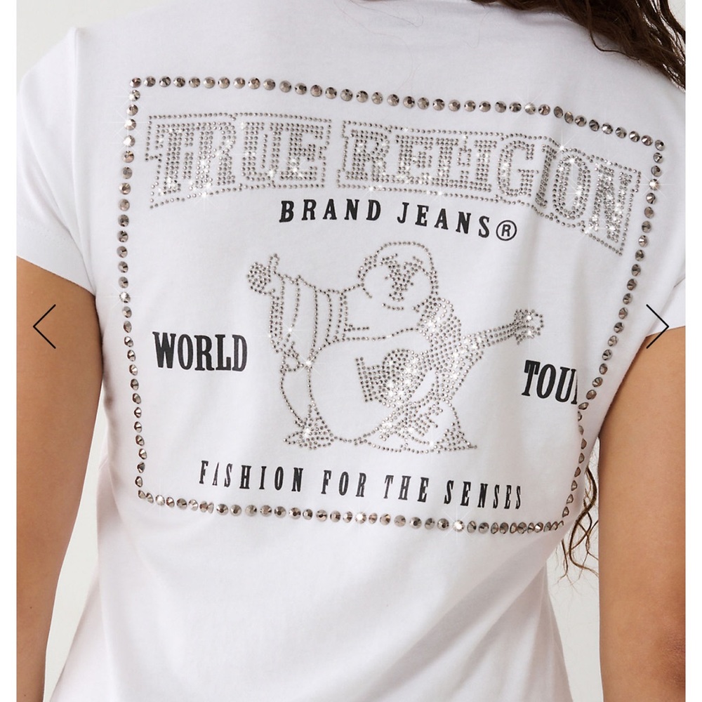 True Religion Crystal Tee    I ALSO HAVE THIS EXACT SHIRT IN BLACK TOO